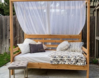 Dagbedplannen voor buiten | Blauwdruk loungebed houtbewerking (pdf)