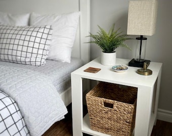 Modern Nightstand Plans | DIY Woodworking Side Table Blueprint (PDF)