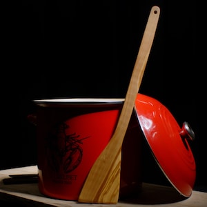 Cuchara Roux de madera dura artesanal – Cuchara de cocina cajún (56-61 cm)