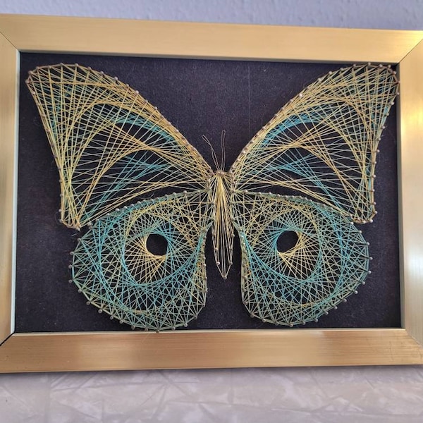 Vintage String Art Etsy