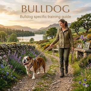 Bulldog Training Guide PDF, Bulldog Puppy Education Plan, House Training Tips, Behaviour Solutions, Dog Training Ebook Instant Download