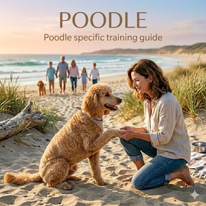 Pudelträningsguide PDF, Standardvalpträningsplan för miniatyrvalpar, lydnad och trick, beteendehjälp, information om hundträning för nedladdning (e-bok)