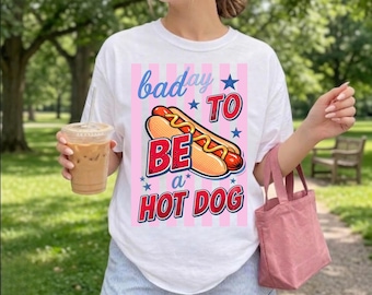 Bad Day To Be a Hot Dog Comfort Colors® Shirt, Bad Day to Be a Hotdog, Hot Dog Shirt, Funny 4th of July Shirt, Labor Day Shirts, Summer Tee