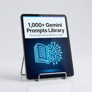 1000+ generatieve AI-prompts, naslaggids (digitale download)