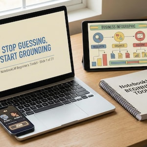 NotebookLM-toolkit voor beginners | AI Second Brain, slidedeck (pdf) + podcast + video