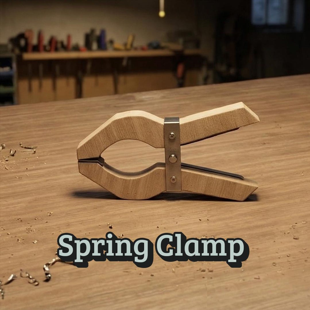 DIY Spring Clamp Plans – Wooden Clamp – Easy Build, Digital Download ...