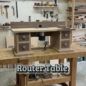 Piani fai da te per tavoli da fresatura in legno: facili da costruire, download digitale (sistema imperiale e metrico)