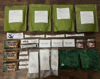 Ukrainsk militär MRE – 3600+ kalorifältranson, nödmat