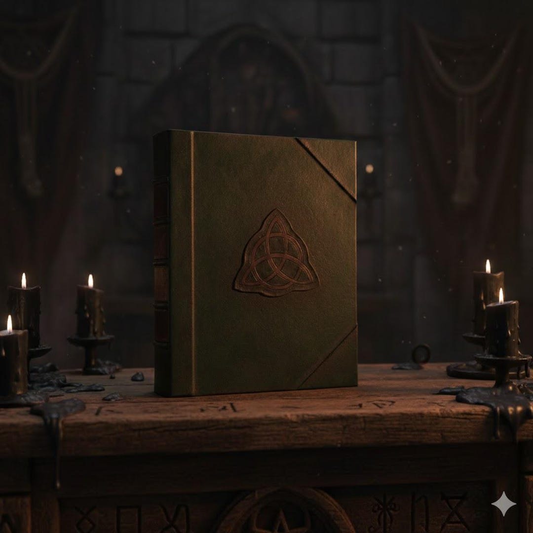 Book of Shadows Spell Book - Charmed Replica Grimoire - 350 Pages ...