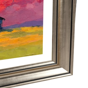 Verzilverd tv-frame - moderne wandmontagelijst