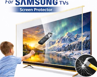Screen Protector for Samsung TVs – Impact & Scratch Resistant, Fits Standard TV Sizes