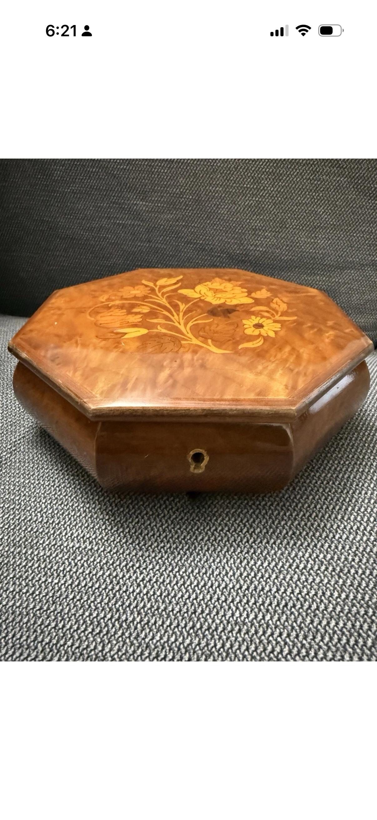 REUGE 花柄彫刻 木製アクセサリーケースセット 【公式通販】