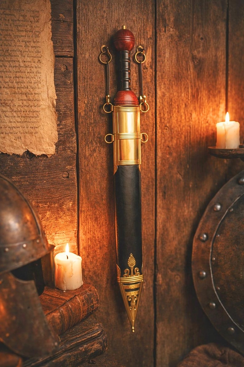 Roman Gladius Sword Replica Hand Forged | High Carbon Steel Display - Etsy