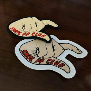 Smol PP Club Fun Size Embroidered Patch, Backpacks, Caps, Jackets Appliques