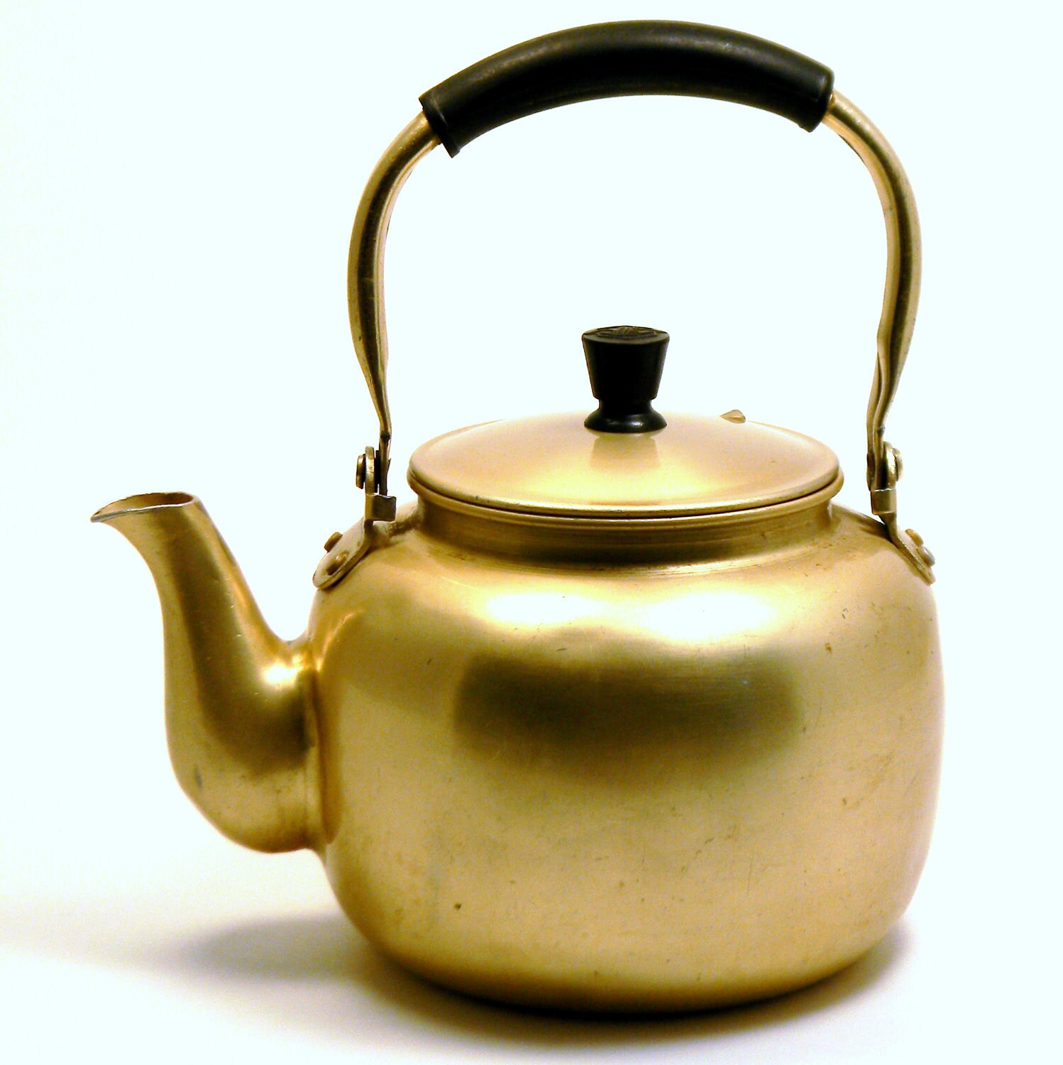 Japanese Tea Pot Vintage Mid Century Aluminum Kettle Etsy