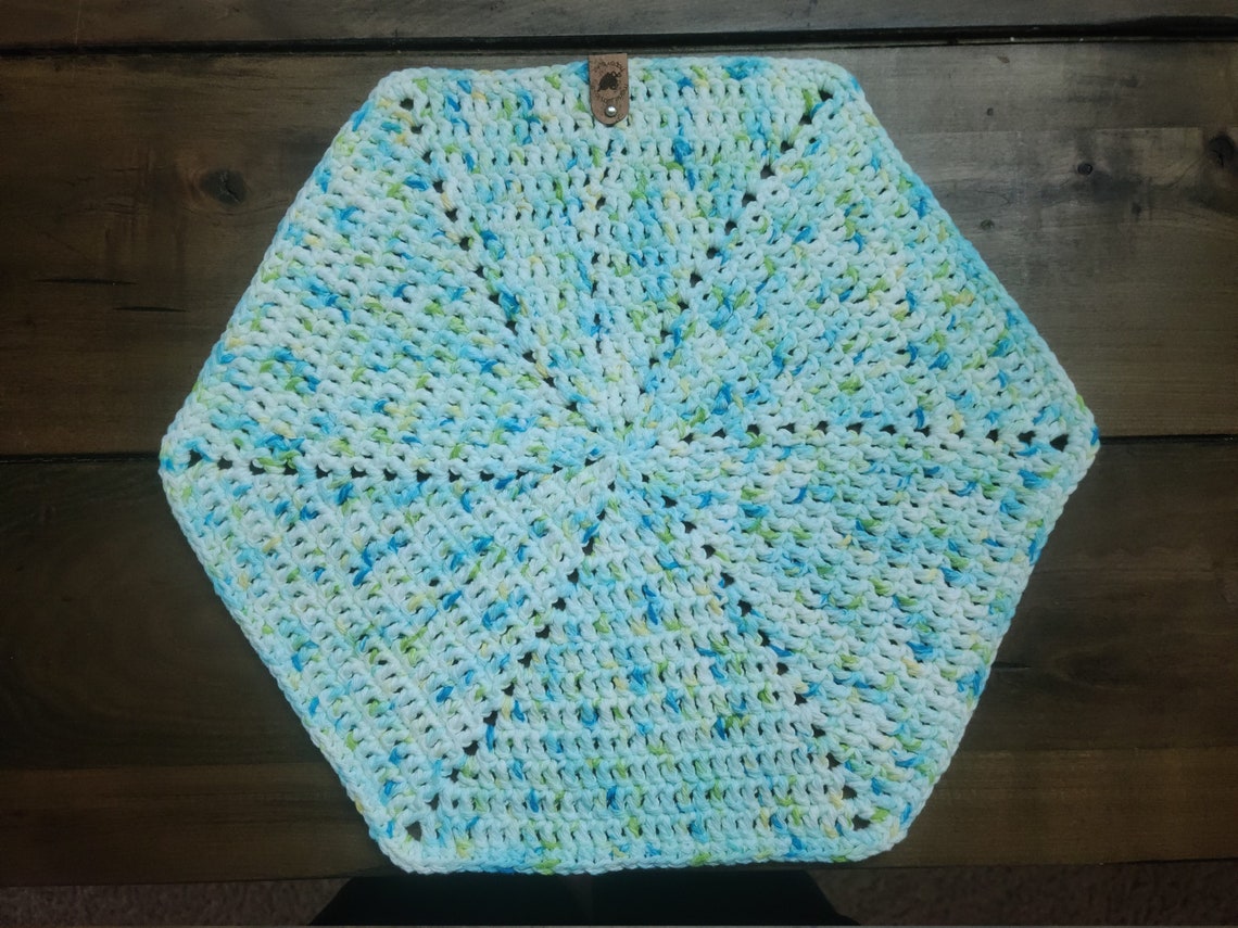 Hexagon Placemat & Coaster Crochet Pattern Etsy