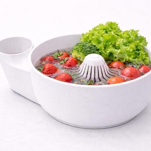 Fruit and Vegetable Washer Bowl, 3D Printed Kitchen Strainer and Colander, 230 x 225 x 85mm