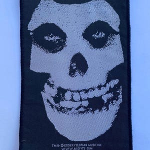 Vintage 2002 Misfits Patch, Brockum, Punk Rock