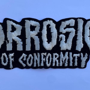 Vintage Corrosion of Conformity Backpatch, 90s, Stoner Rock Metal, Biker Patch, Battle Jacket