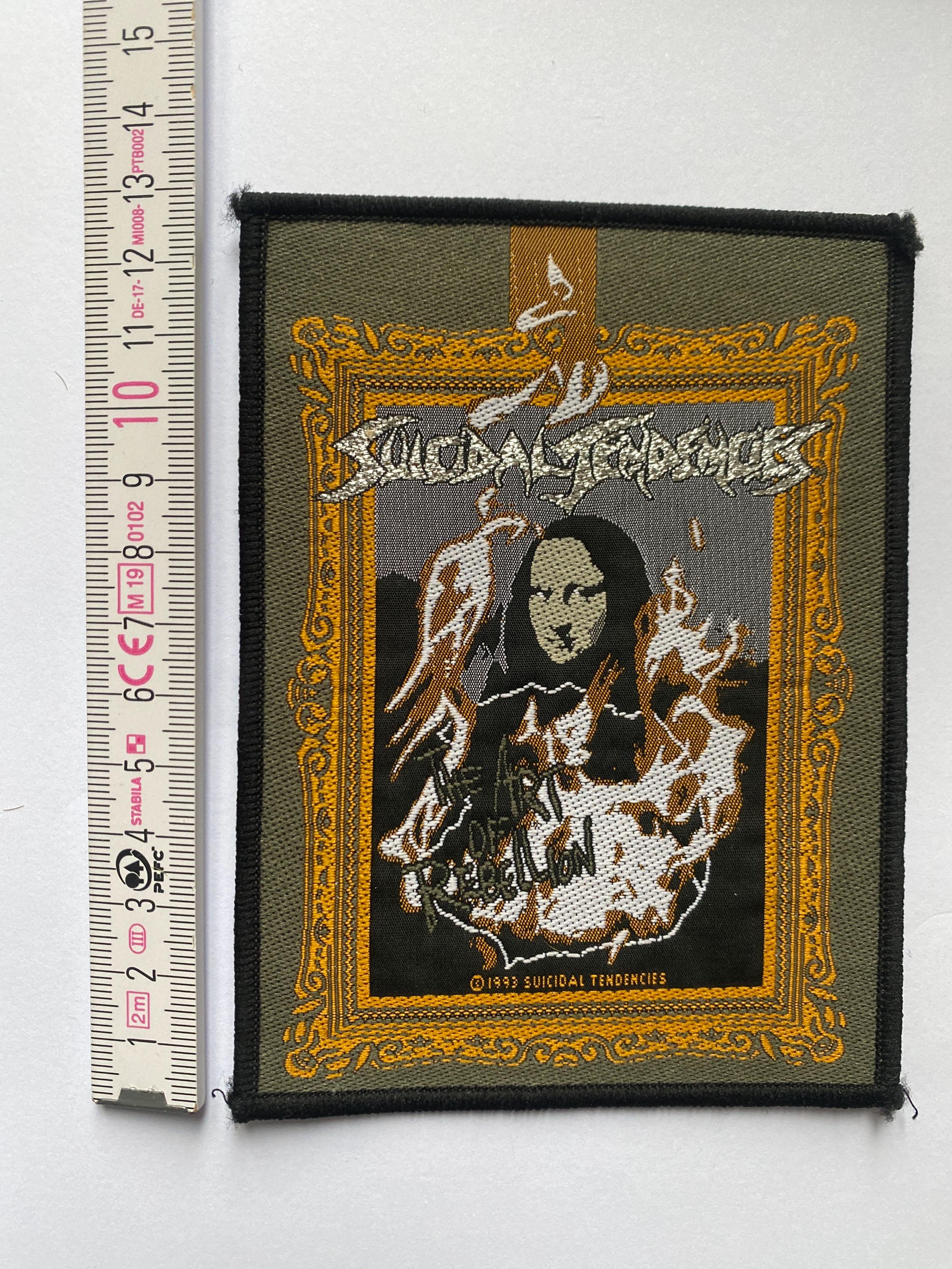 【オリジナル ヴィンテージ】90'S SUICIDAL TENDENCIES Vintage Suicidal Tendencies the Art of Rebellion 1993 Patch, 90s