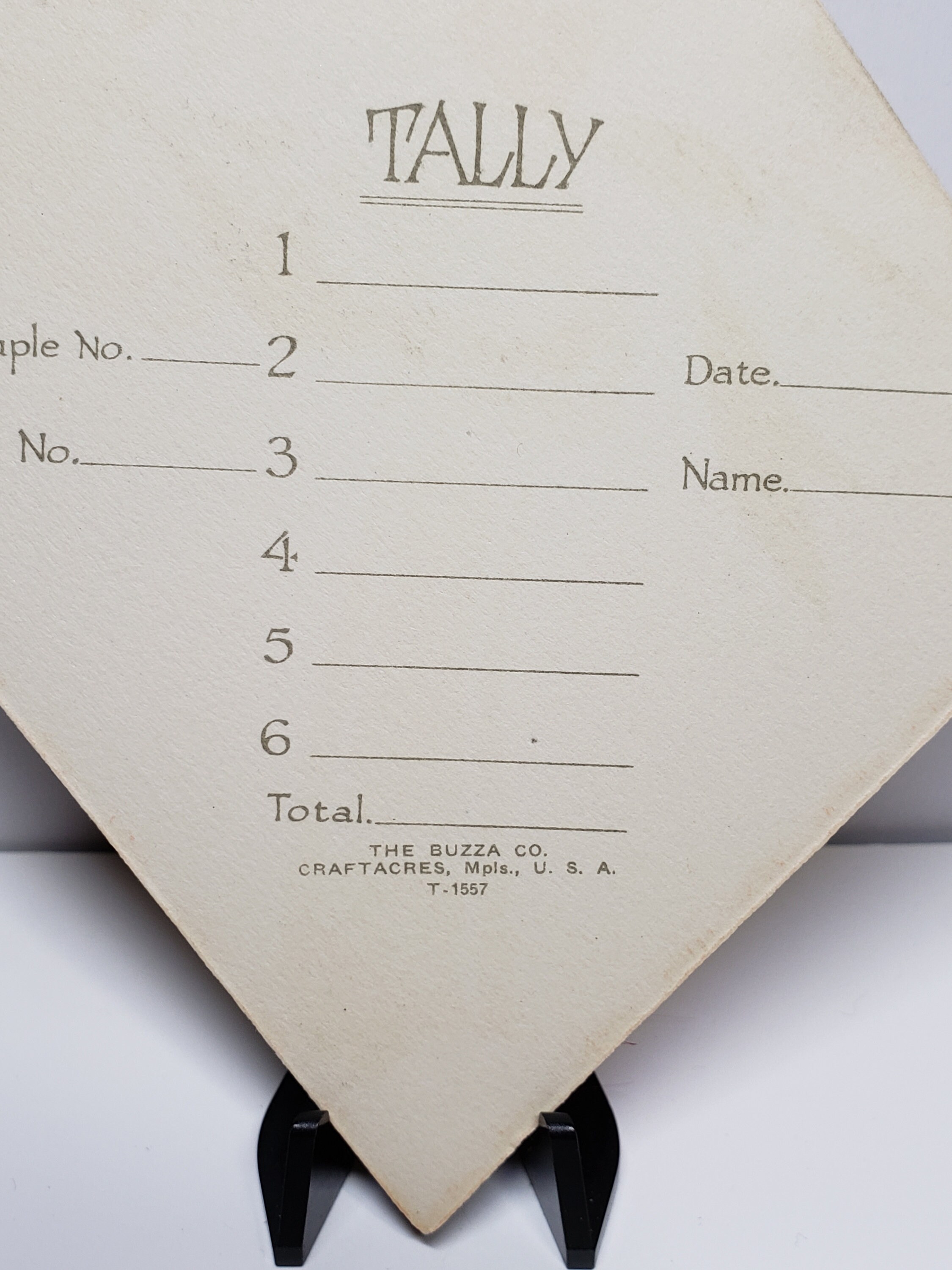 Art Deco Unused 1920's-30's Die Cut Gold Gilded Buzza Bridge Tally Card ...