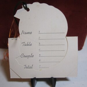 1940's Unused Die Cut Art Deco Halloween Bridge Tally Hissing Black Cat ...