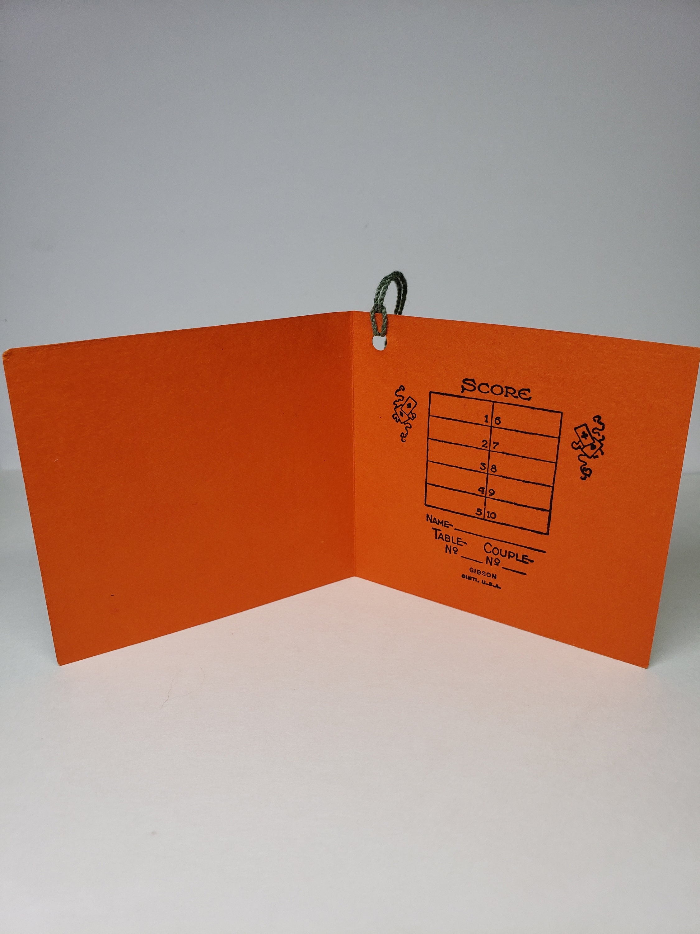 Gorgeous Unused Art Deco Gibson 1920's Bridge Tally Card Extreme Deco ...
