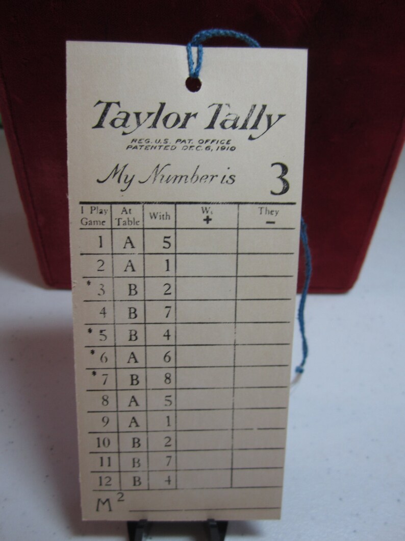 Gorgeous Unused Art Deco 1930's Colorful Bridge Tally Card Pretty Lady ...
