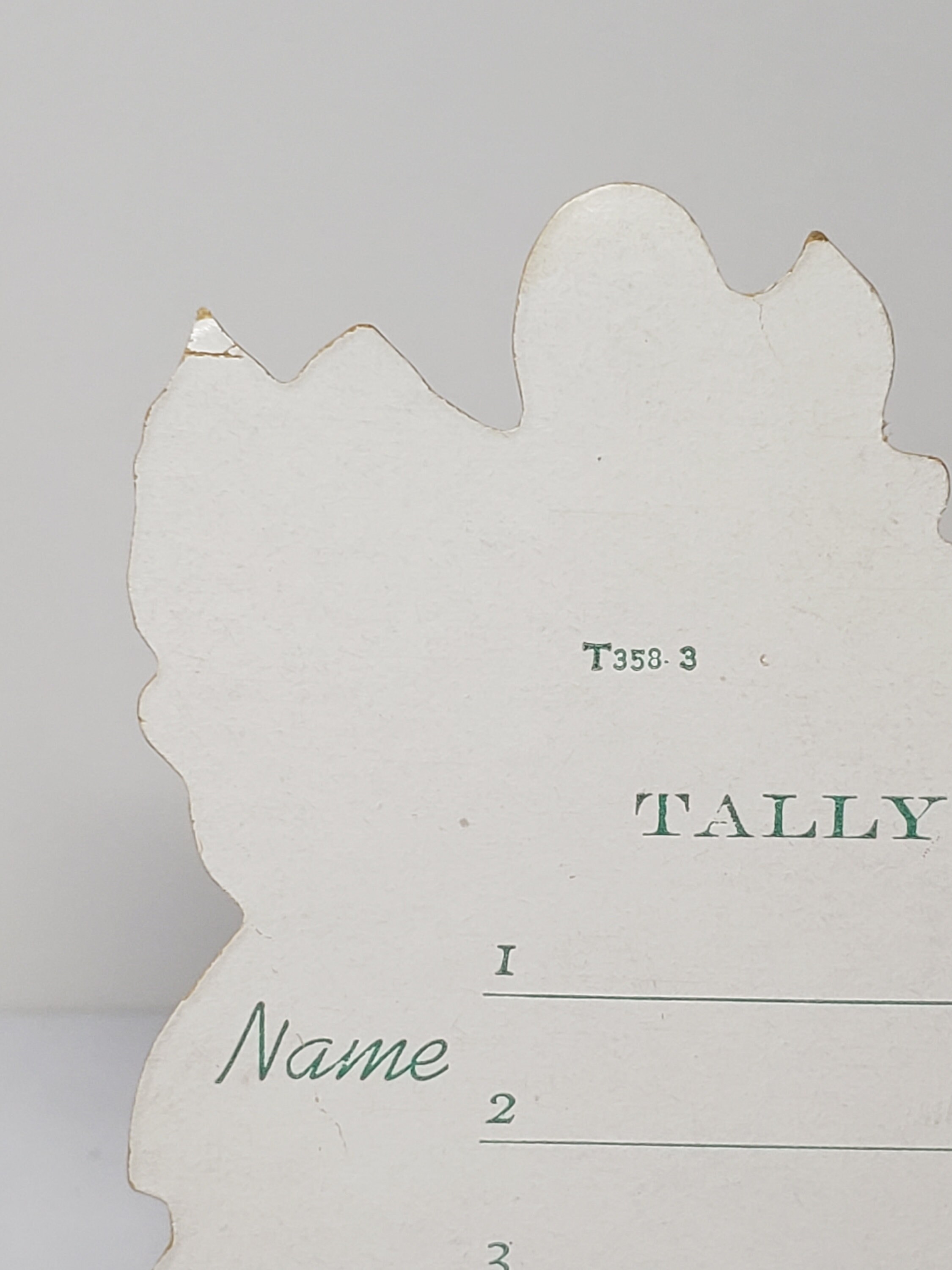 Vintage Art Deco Die Cut Unused 1930's Bridge Tally Pretty Lady With ...