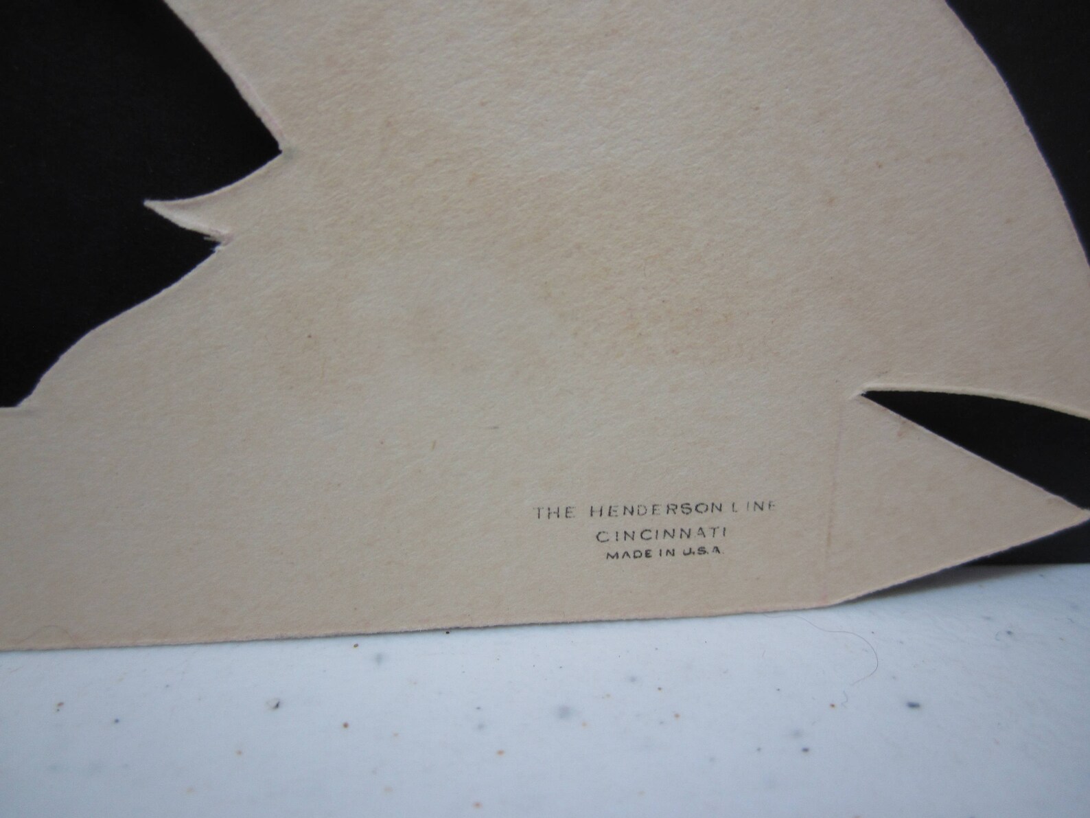 Gorgeous Art Deco 1920's Unused Die Cut the Henderson Line Place Card ...