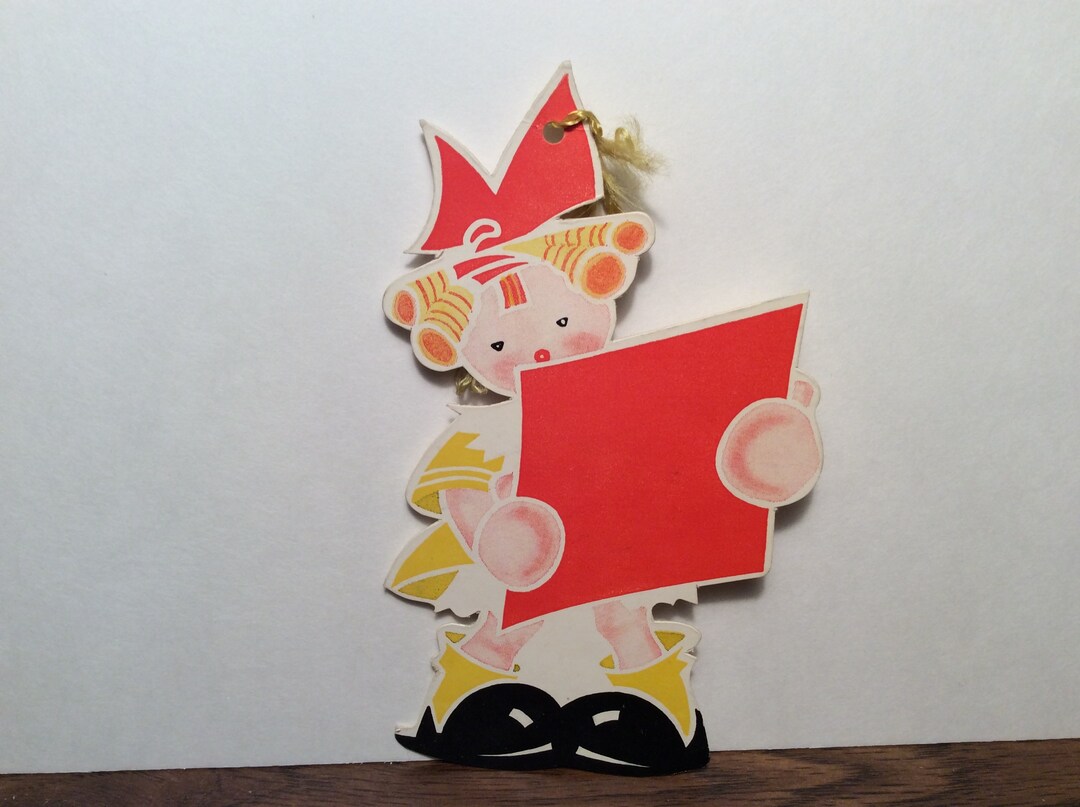Art Deco Unused 1920's-1930's Dennison Die Cut Large Bridge Tally Card ...