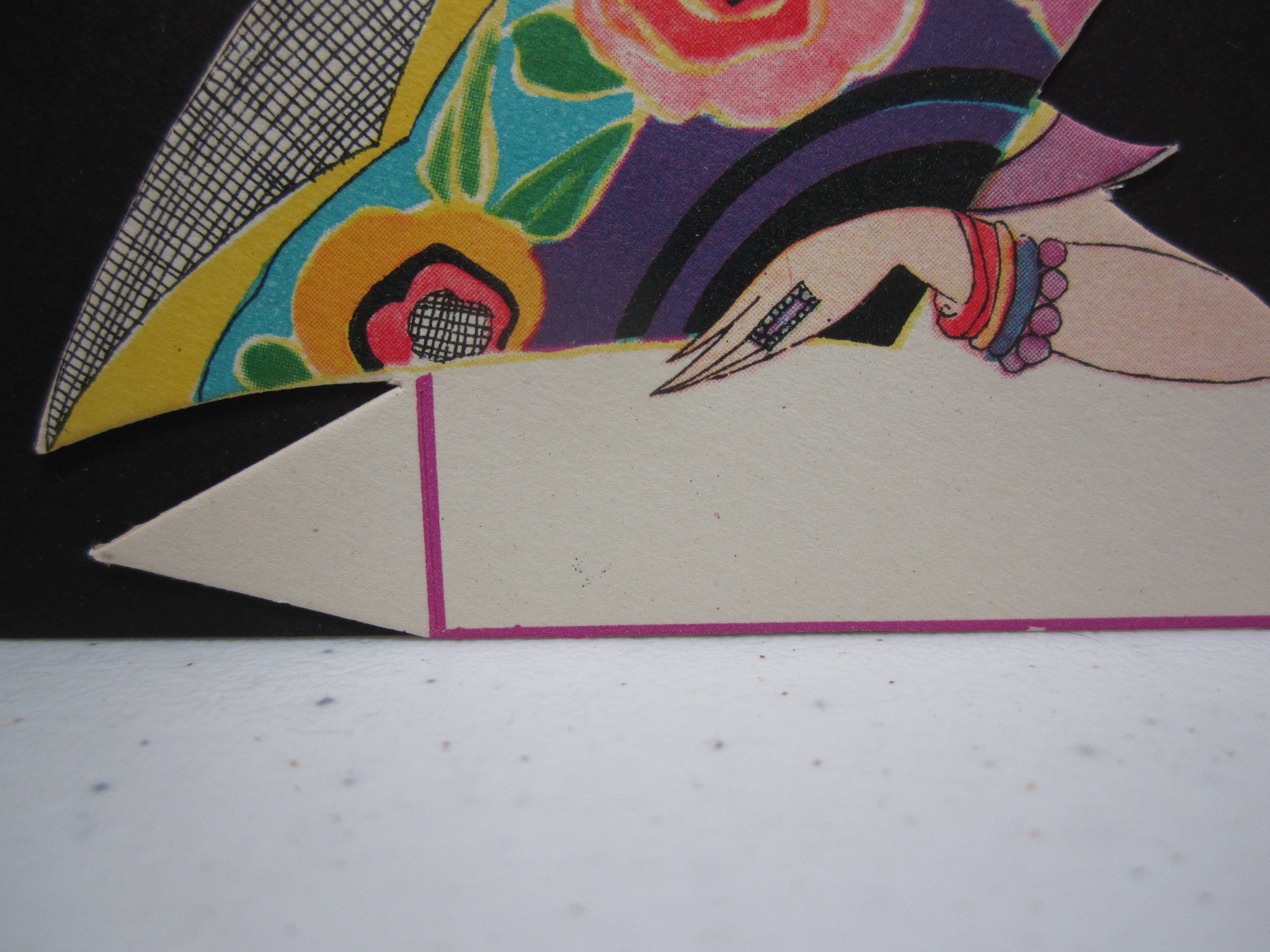 Gorgeous Art Deco 1920's Unused Die Cut the Henderson Line Place Card ...