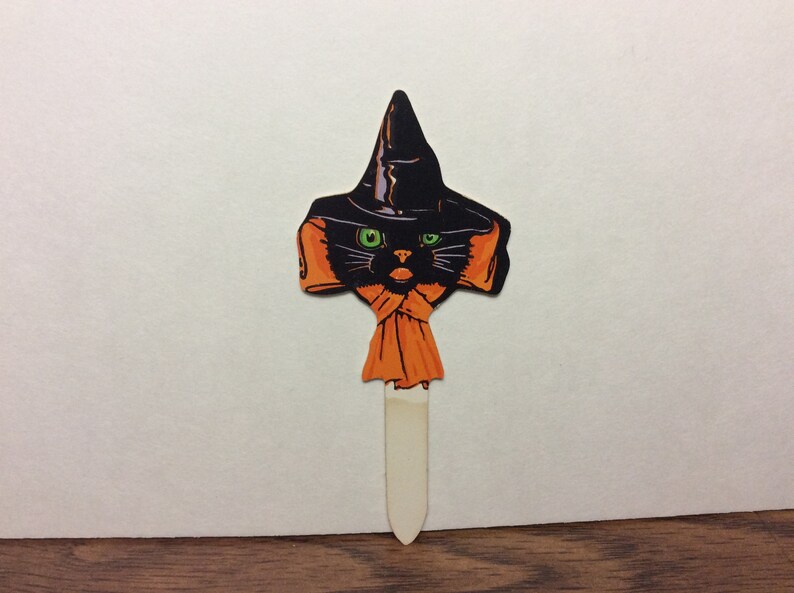 1920 S Dennison Halloween Party Cut Out Black Cat Wearing Etsy