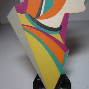 1920's-30's Unused Die Cut Extreme Art Deco Gibson Bridge Tally Card ...