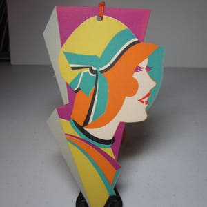 1920's-30's Unused Die Cut Extreme Art Deco Gibson Bridge Tally Card ...
