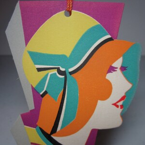 1920's-30's Unused Die Cut Extreme Art Deco Gibson Bridge Tally Card ...