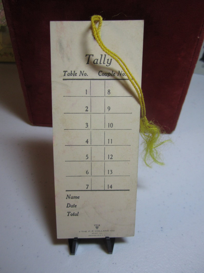 Gorgeous 1920s Art Deco Unused Bridge Tally Card Platinum Haired Lady ...