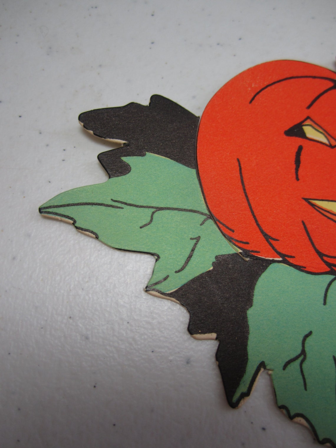 1920's-30's Unused Rust Craft Die Cut Colorful Halloween Bridge Tally ...