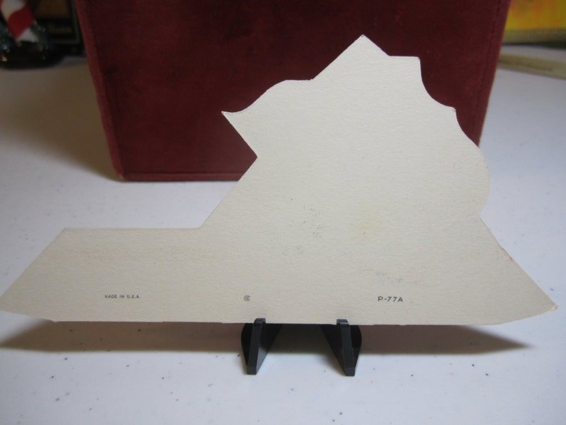 Art Deco Colorful Unused 1930's Die Cut Place Card Large - Etsy