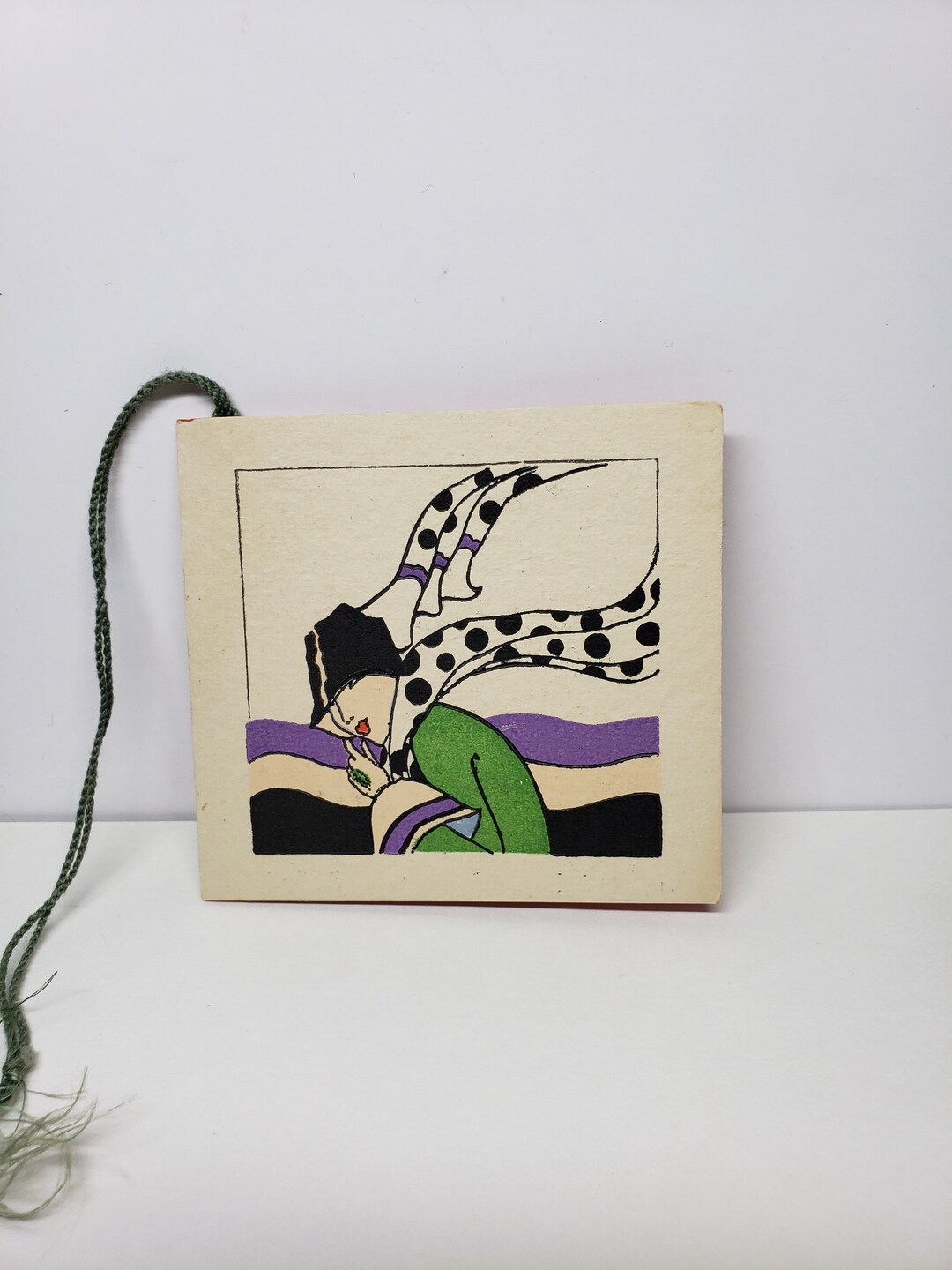Gorgeous Unused Art Deco Gibson 1920's Bridge Tally Card Extreme Deco ...