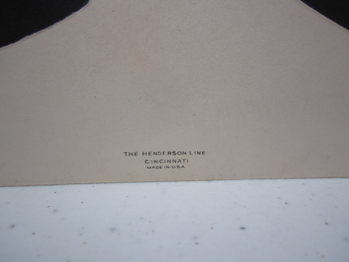 Fantastic Unused Art Deco 1920's-30's Die Cut Henderson Line Wedding ...