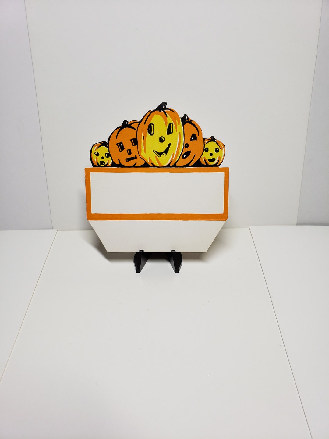 Unused Die Cut Colorful 1930's Whitney Halloween Place Card 5 Jack O ...