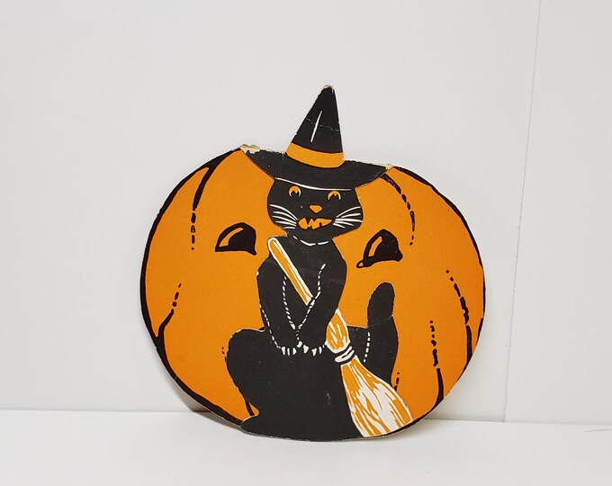 Vintage 1920's Whitney Die Cut Halloween Novelty Fortune Place Card ...