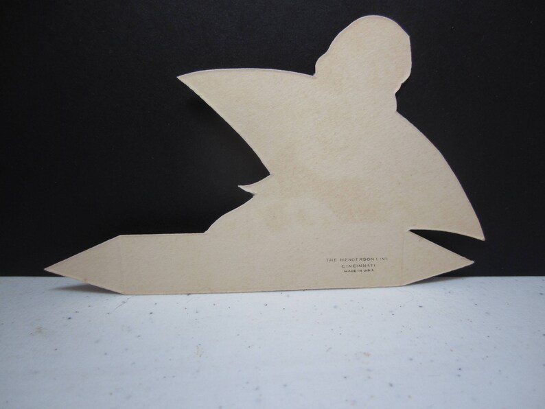 Gorgeous Art Deco 1920's Unused Die Cut the Henderson Line Place Card ...