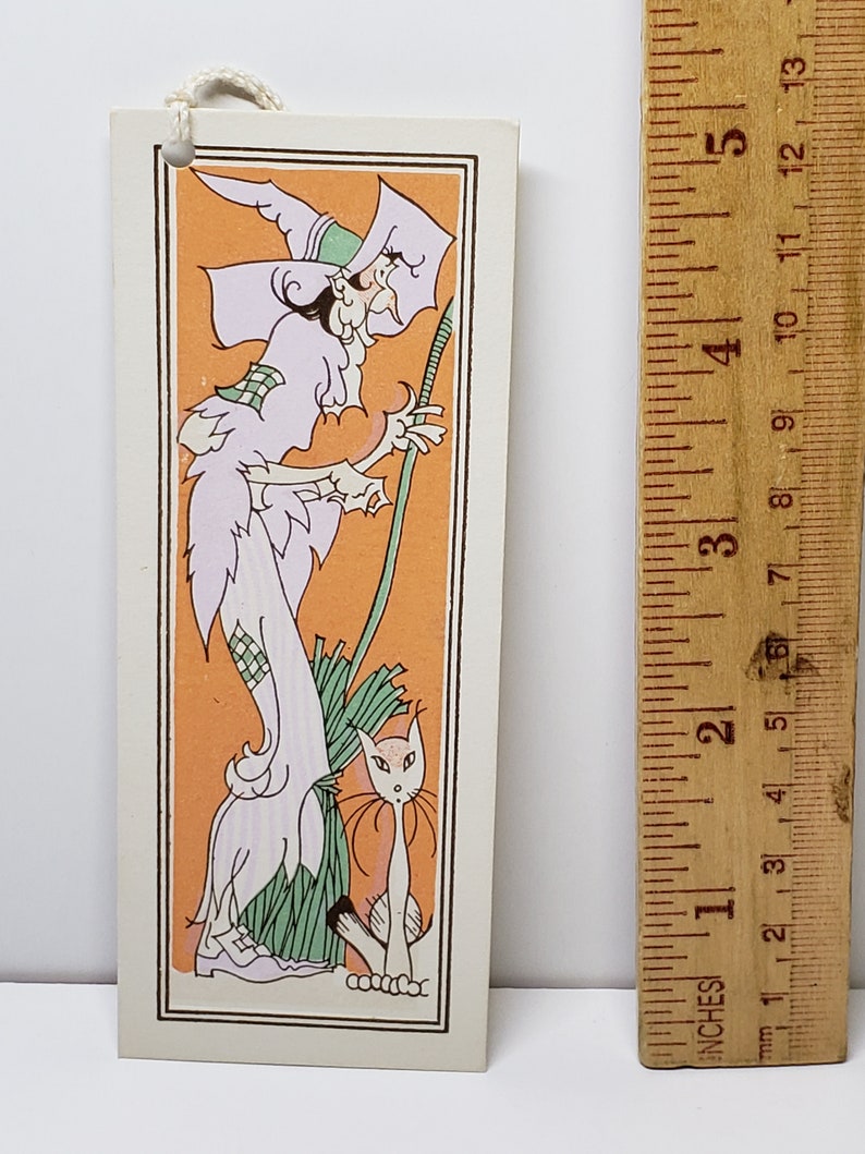 Vintage Art Deco Gibson Unused 1920’s-30’s Halloween Bridge Tally Card ...
