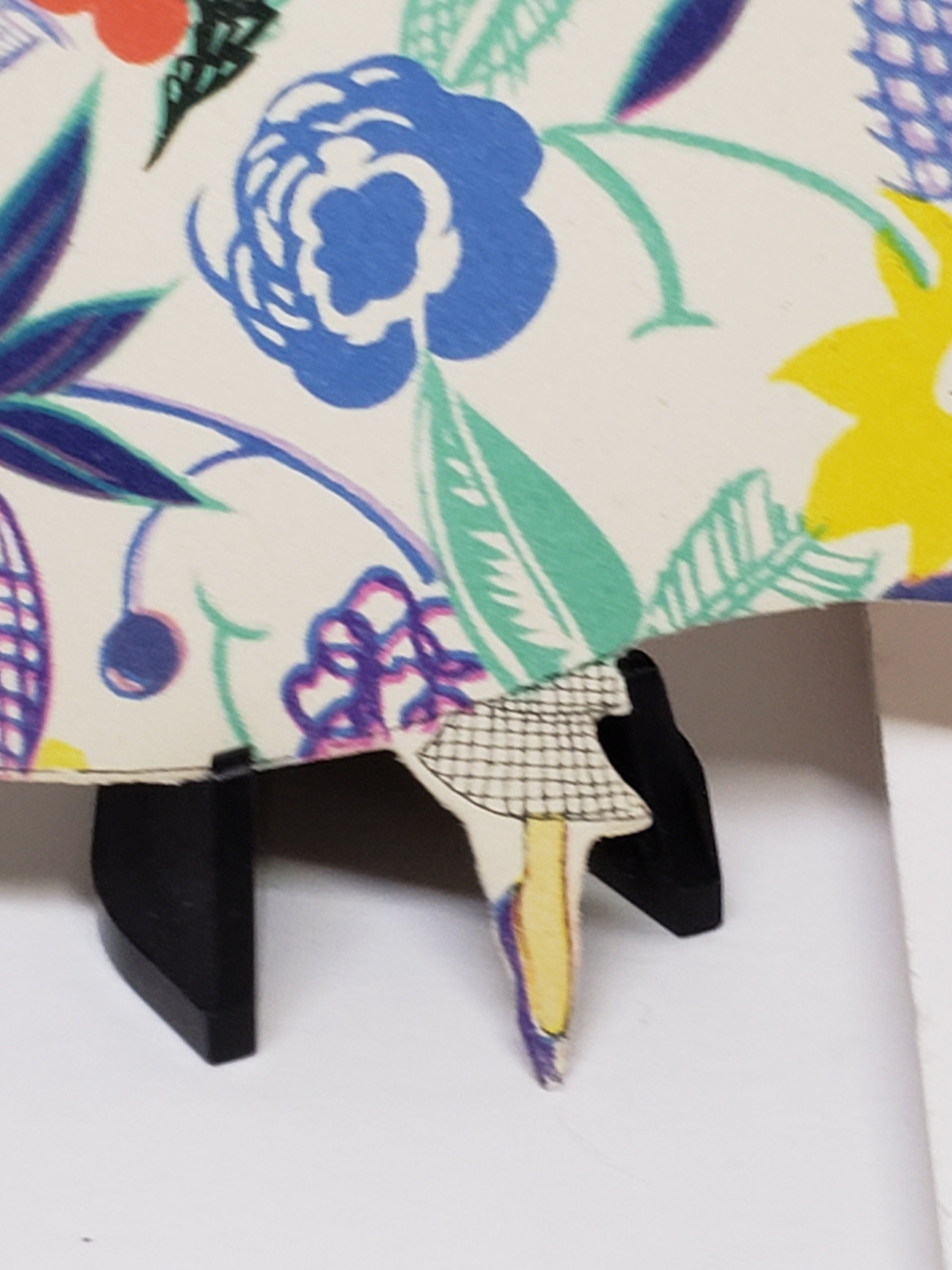 Gorgeous Unused Art Deco 1920's Die Cut Buzza Bridge Tally Deco White ...