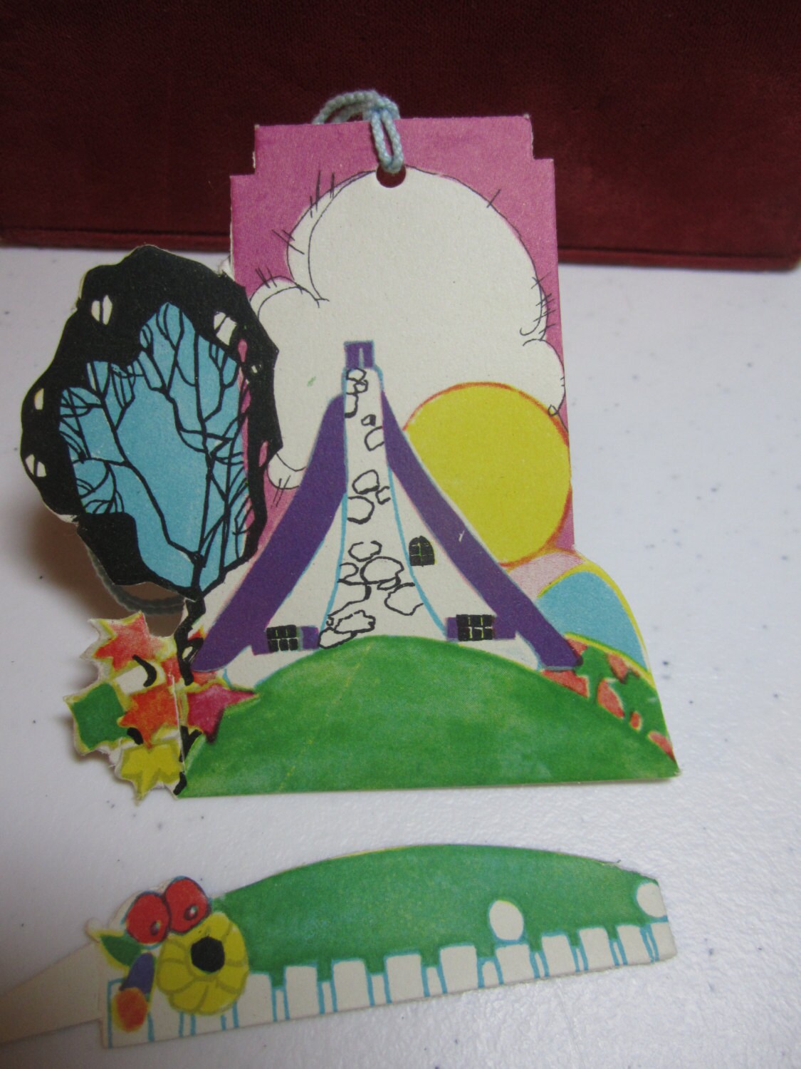 Art Deco Unused 1920's-30's Die Cut Bridge Tally Place Card 2 Pieces ...