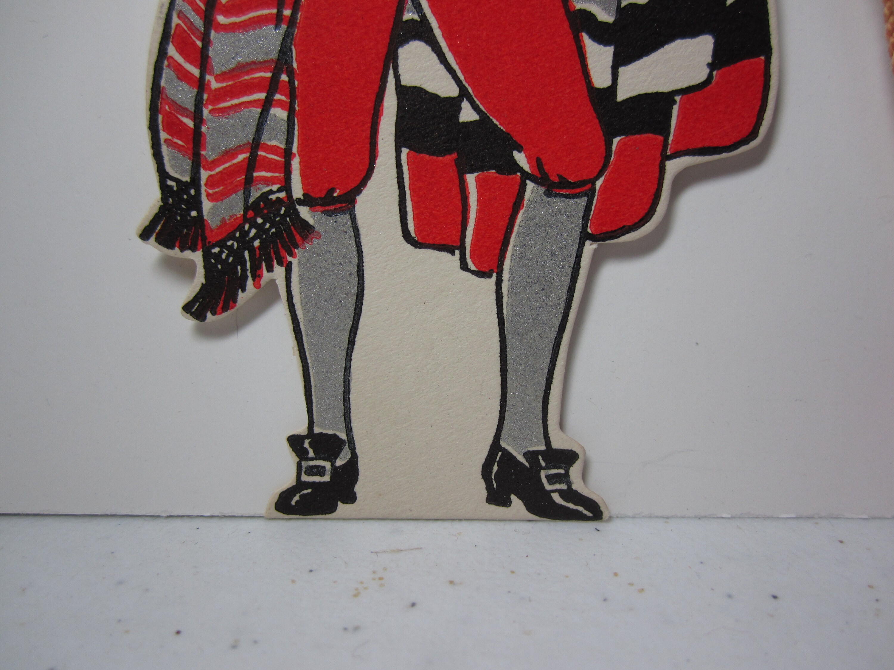 Vintage Unused Art Deco Die Cut Silver Gilded 1920's-30's Norcross ...