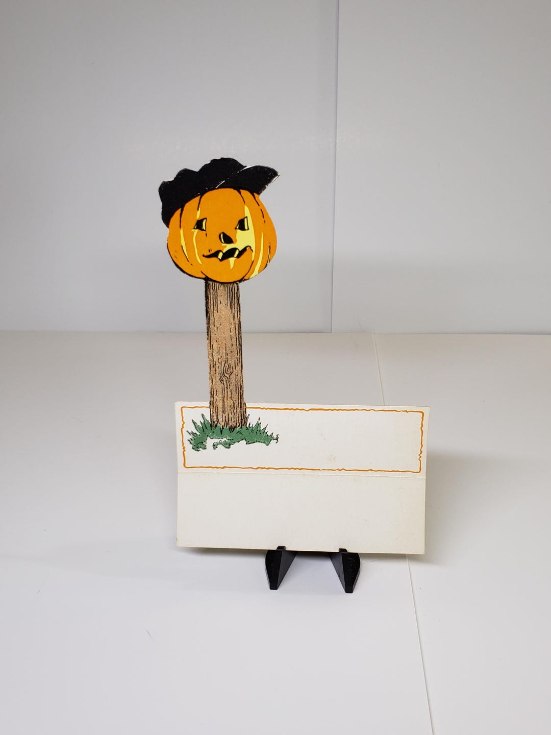 Unused Die Cut 1920's-30's Whitney Halloween Place Card Jack O'lantern ...