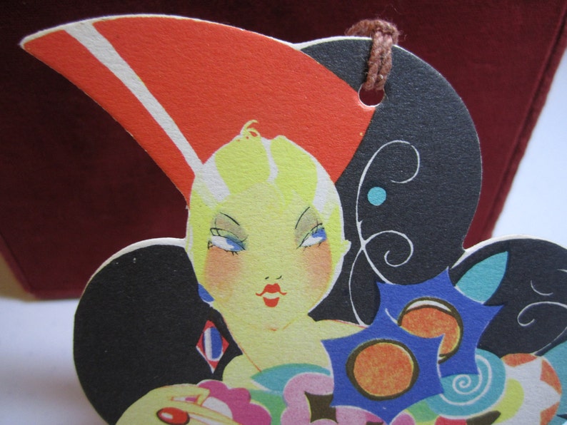 Vintage Unused Buzza 1920's Art Deco Die Cut Gold Gilded - Etsy